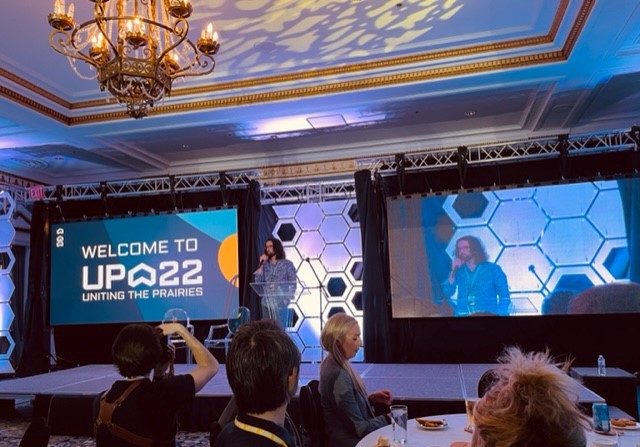 FlyPegasusAI's tweet photo. Our COO and BD Manager are currently in Saskatoon, SK attending Uniting The Prairies (UP22)! 

If you see them, say hi! They are spreading the word about the future of aviation and our critical mission👨‍🚒 🚒

#UP22 #Startups #Saskatoon #Innovation #Aviation #BVLOS #Wildfire https://t.co/hcSBvVGNKq