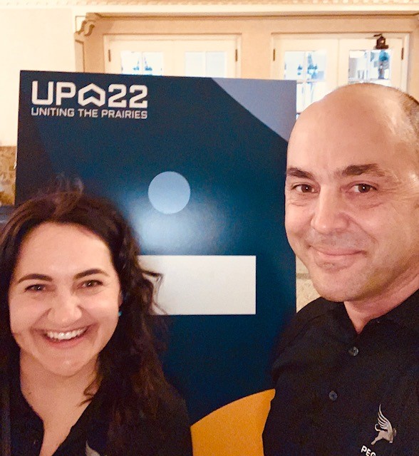 FlyPegasusAI's tweet photo. Our COO and BD Manager are currently in Saskatoon, SK attending Uniting The Prairies (UP22)! 

If you see them, say hi! They are spreading the word about the future of aviation and our critical mission👨‍🚒 🚒

#UP22 #Startups #Saskatoon #Innovation #Aviation #BVLOS #Wildfire https://t.co/hcSBvVGNKq