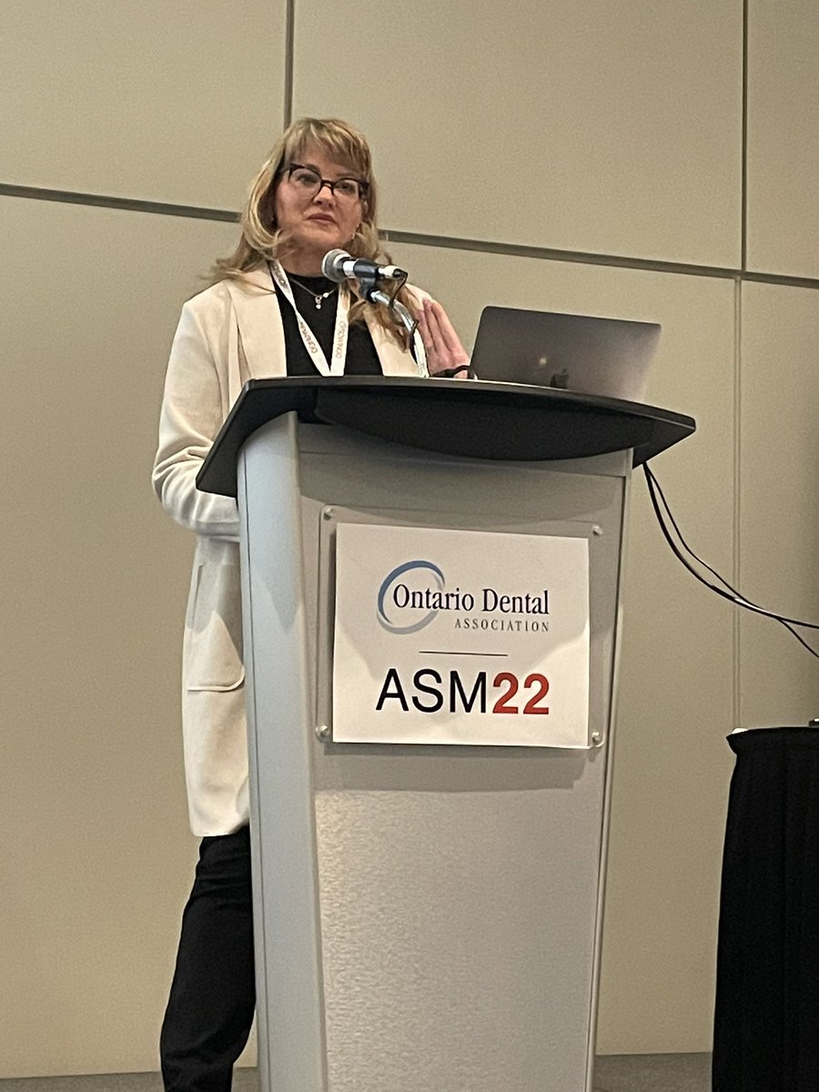 wendythedentist's tweet photo. People want certainty - misinformation can be deadly in a pandemic. Great talk by @AntibioticDoc at Ontario Dental #ASM https://t.co/L09r2P4xch