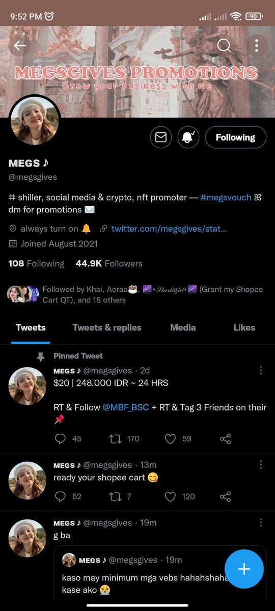 get_lost_bitch's tweet photo. @jiims @khaipromos @megsgives done po ate, sana manalo huhu🥺 https://t.co/dYtgyLQME8