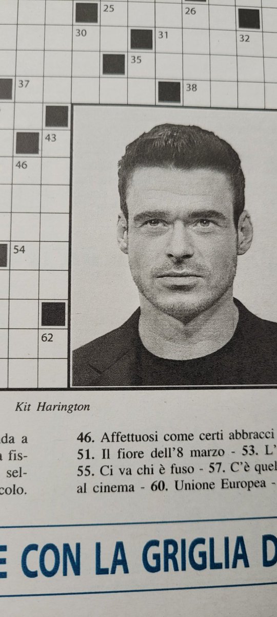 annac428's tweet photo. Errore sull'ultimo numero della famosa rivista di giochi e rompicapo #lasettimanaenigmistica
Richard è stato scambiato per #kitharingon
Non potevo crederci, sono subito uscita a comprare due copie della rivista🤦♀️🤦♀️🤦♀️🤣
#RichardMadden https://t.co/Xx1TSTrPXm