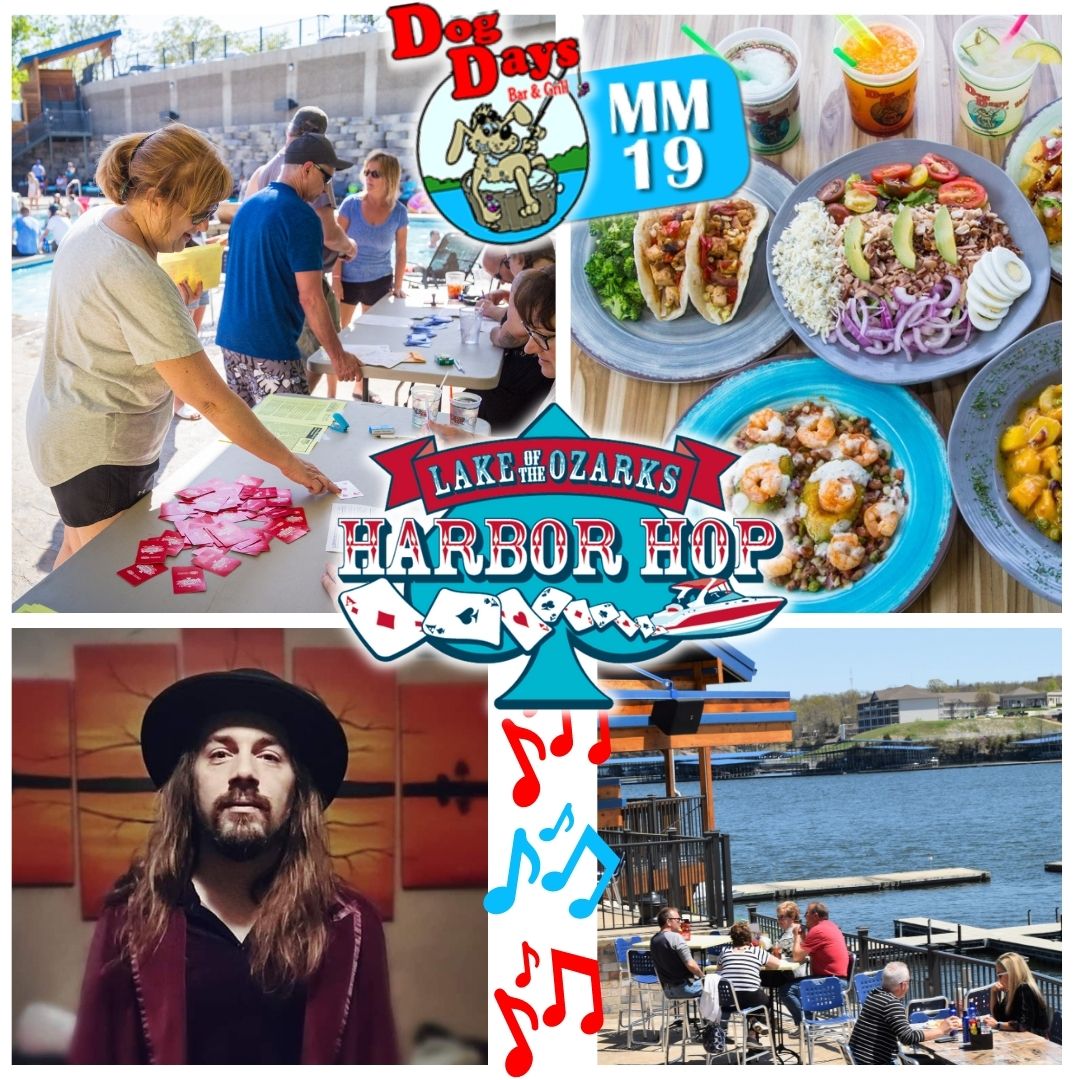 dogdays19's tweet photo. 🥳Who else is excited for 𝗦𝗣𝗥𝗜𝗡𝗚 𝗛𝗔𝗥𝗕𝗢𝗥 𝗛𝗢𝗣?!🚤🃏
When you arrive to pick up your card, stick around for amazing live music from 🎶Justin Larkin🎶 11:30 am-3:30 pm.
https://t.co/2wk4InGAzU 

#SpringHarborHop  #LakeoftheOzarks #Dining #Boating #LiveMusic https://t.co/bEAi8SSfxv
