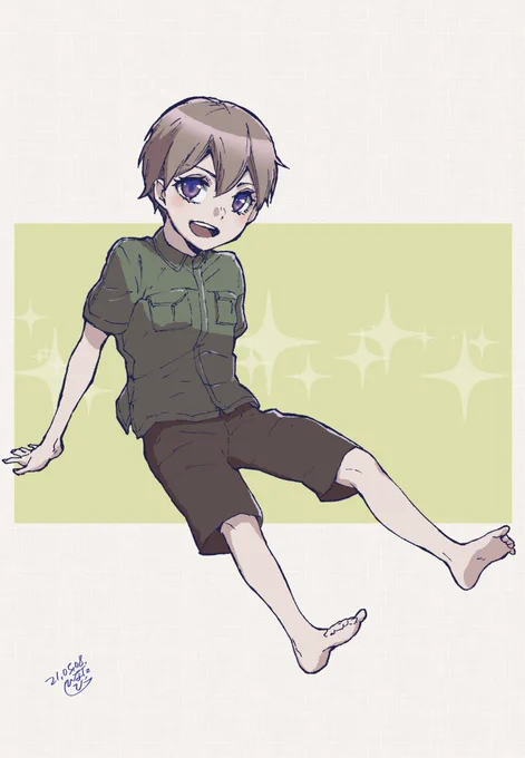 絵は去年の再掲だけど、みんな大好きお子さま時代の末来をぺたり! #鬼ZinKI 