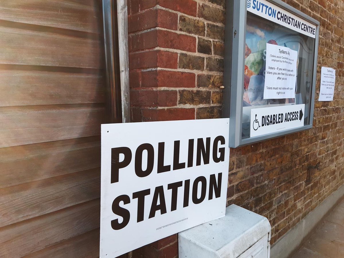 SCCSutton's tweet photo. Always an honour to welcome our local community through our doors on Polling Day. Remember to use your vote. @SuttonCouncil https://t.co/dgav1uWomP