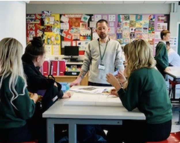 MillomSchool's tweet photo. Year 10 @MillomSchool Iron Line Workshop. Delivered by Sam from @placedED and architect Bob from ‘The Joanna Scott Foundation’. Thank you both. #takepart #betterlearner #millom #millomironline https://t.co/KaL1z4CEJq