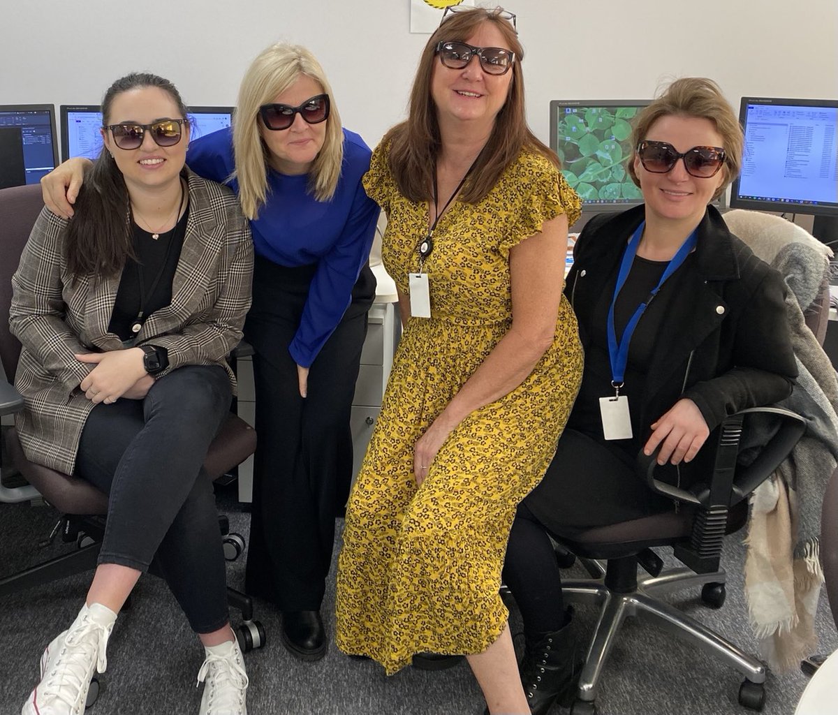 AJBconsultancy's tweet photo. Suns out so at a clients all with shades on - wow looking forward to Summer 2020 ! https://t.co/duDgwf5K1N