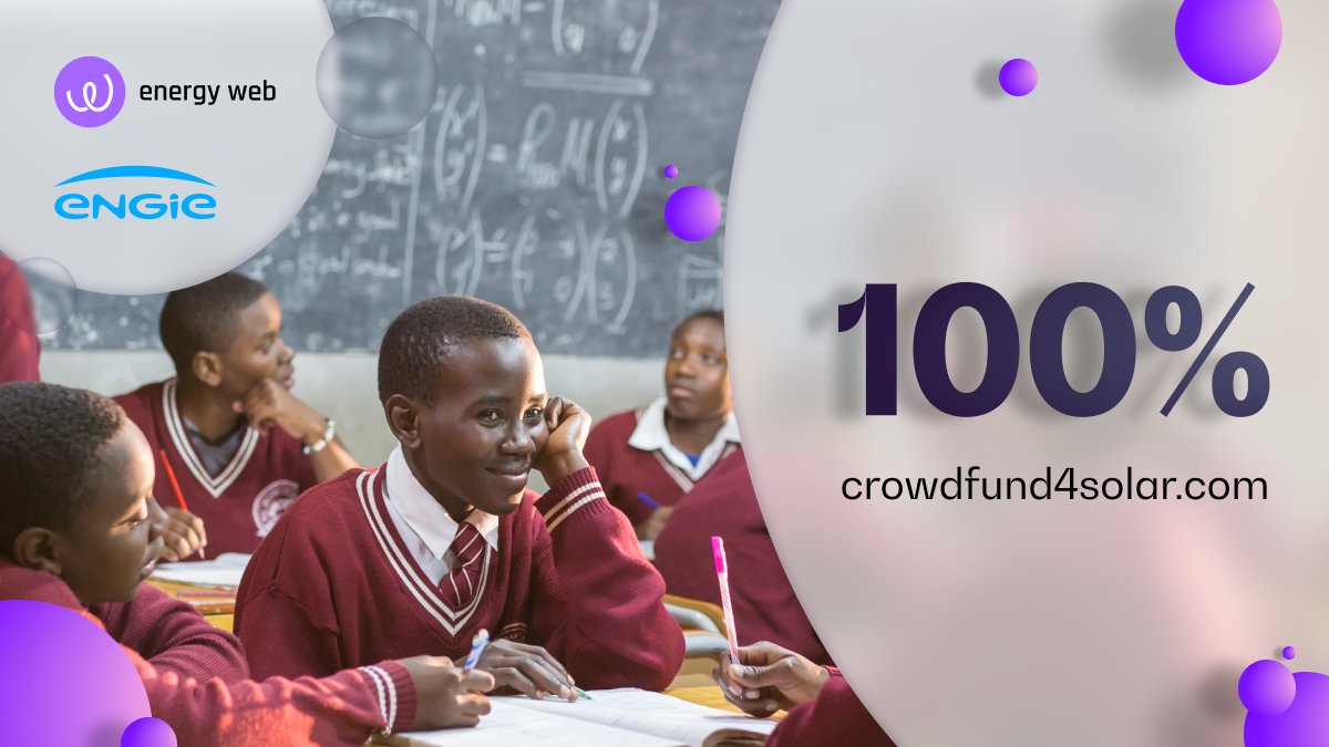 ENGIE_EnergyAcc's tweet photo. Thank you to the crypto community for participating in our https://t.co/DQ63jwygpb platform in partnership with @energywebx. It was 100% filled within 7 hours!🥳

Staked $EWT will provide #energyaccess in Sub-Saharan #Africa💡

More info on the next steps➡️https://t.co/bNepE5u73L https://t.co/MnRqr03PXL