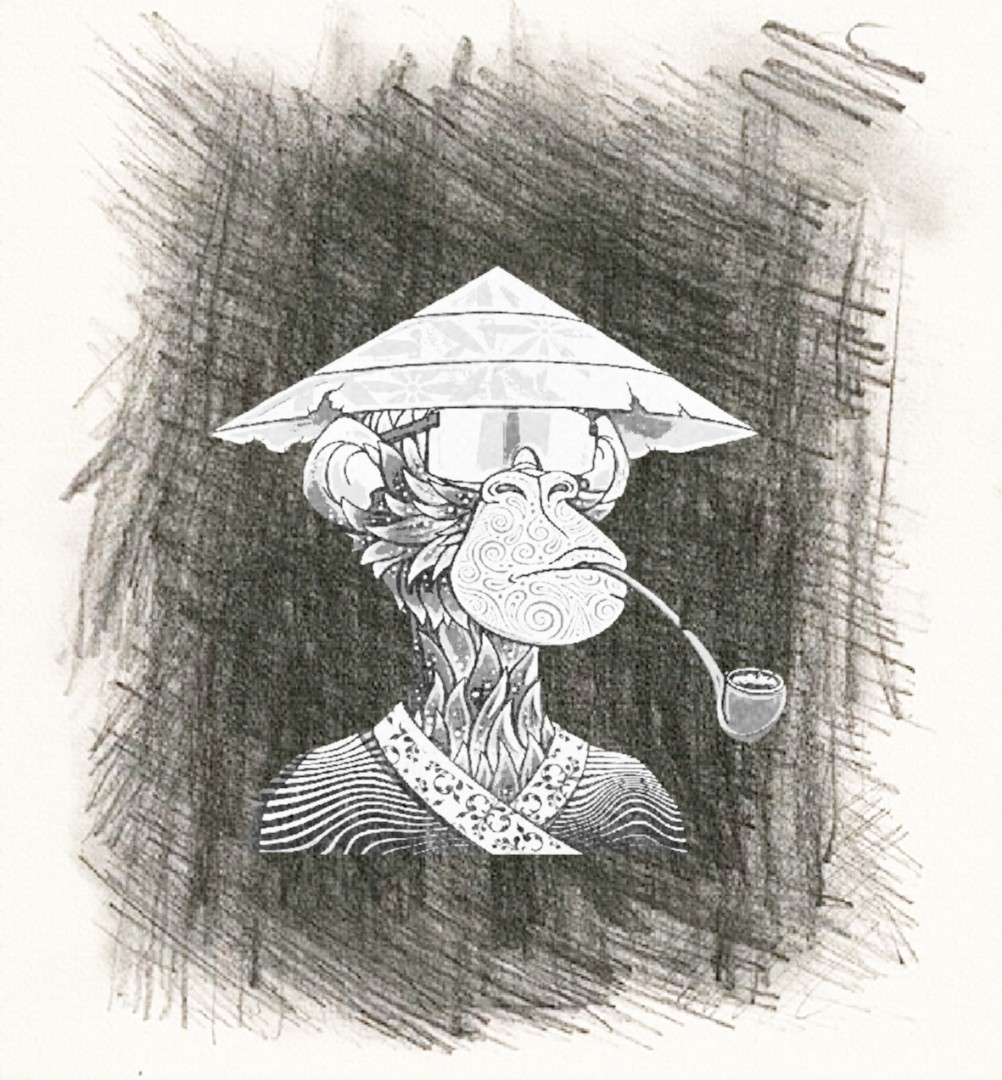 Fukusen_Senpai's tweet photo. @trippinapes here's some art of my self 🔥🦧🔥 https://t.co/YeUkIuXomS