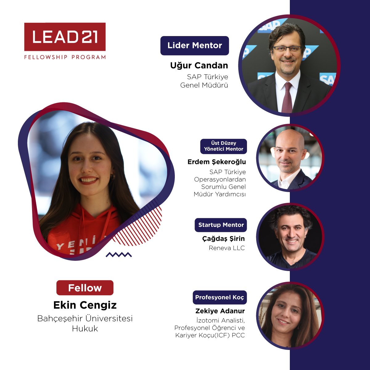YenibirliderD's tweet photo. @Bahcesehir Üniversitesi Hukuk Bölümü öğrencisi LEAD21 Fellowship Programı fellowumuz Ekin Cengiz mentorluk sürecine başladı!
#Yenibirlider #LEAD21 #LEAD21FellowshipProgramı https://t.co/8hIuUdG2mt