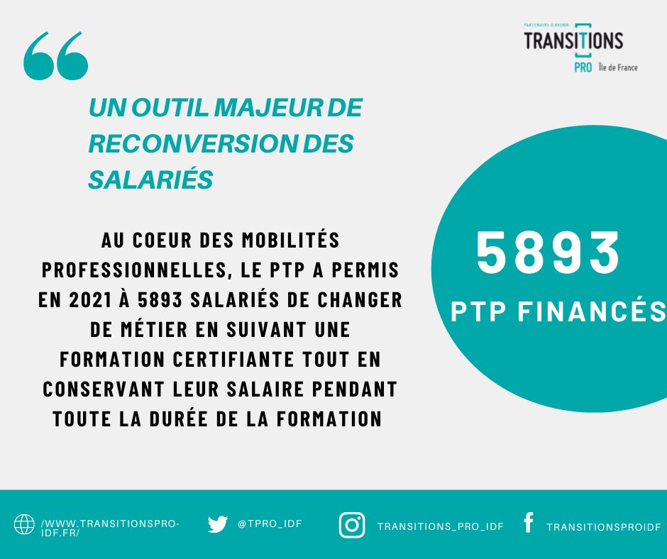 TPro_IDF's tweet photo. 📢Le saviez- vous ? Le projet de #transition #professionnelle , dans un contexte de #mutation de l'#emploi, est un outil idéal à disposition des actifs souhaitant changer de métier! https://t.co/W7FhWRnwf9