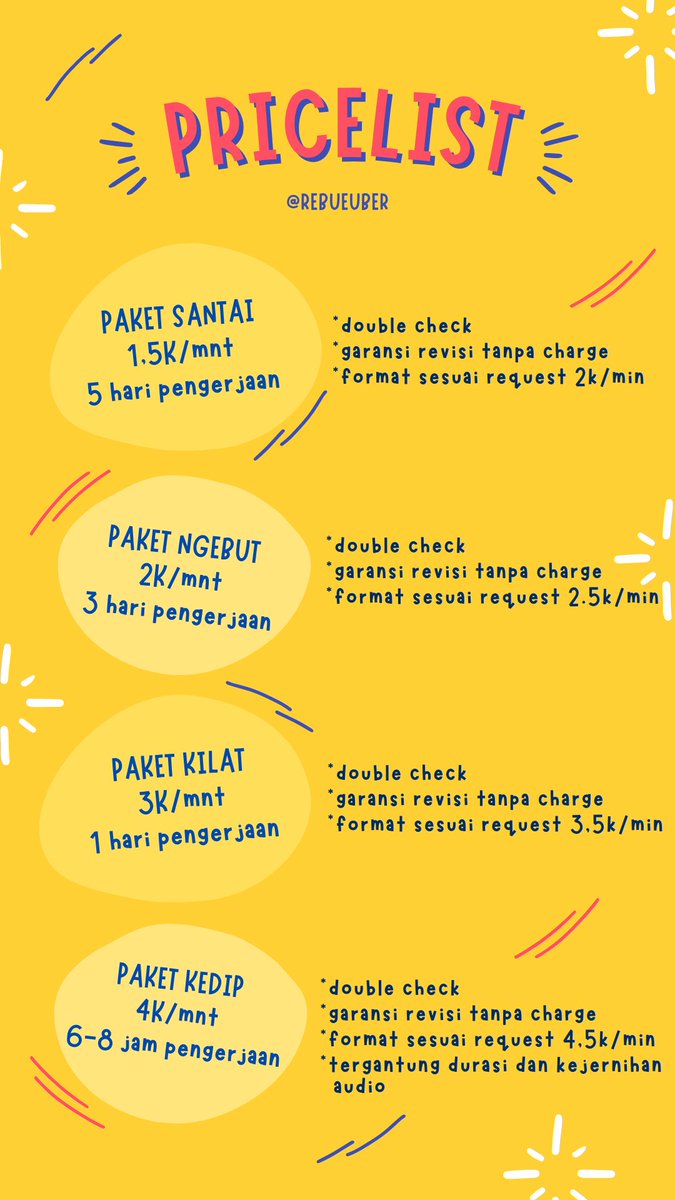 rebueuber's tweet photo. Hola! Semangat ngeverbatim turun??? Sini kita bantuin. DM atau klik link di bio ya!

#transkipwawancara #transkipverbatim #jokiskripsi #verbatim #wawancara #translate #jasatranskip #jokimurah #jasangetik #verbatimonline #psikologi #skripsi #jokingetik #zonauang #jokiverbatim https://t.co/fo6NmRxMSi