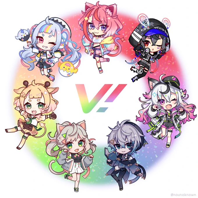 色とりどりのばーちゃるな世界🌈 