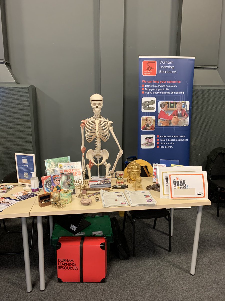 EduDurhamLisa's tweet photo. Durham Learning Resources are excited to be part of the #TogetherWithDurham event today giving us the opportunity to share our services with schools across the region. Bones canβt wait to say hello! #dlr #EduDurham @DCC_CommServ https://t.co/EeBx05bAm7