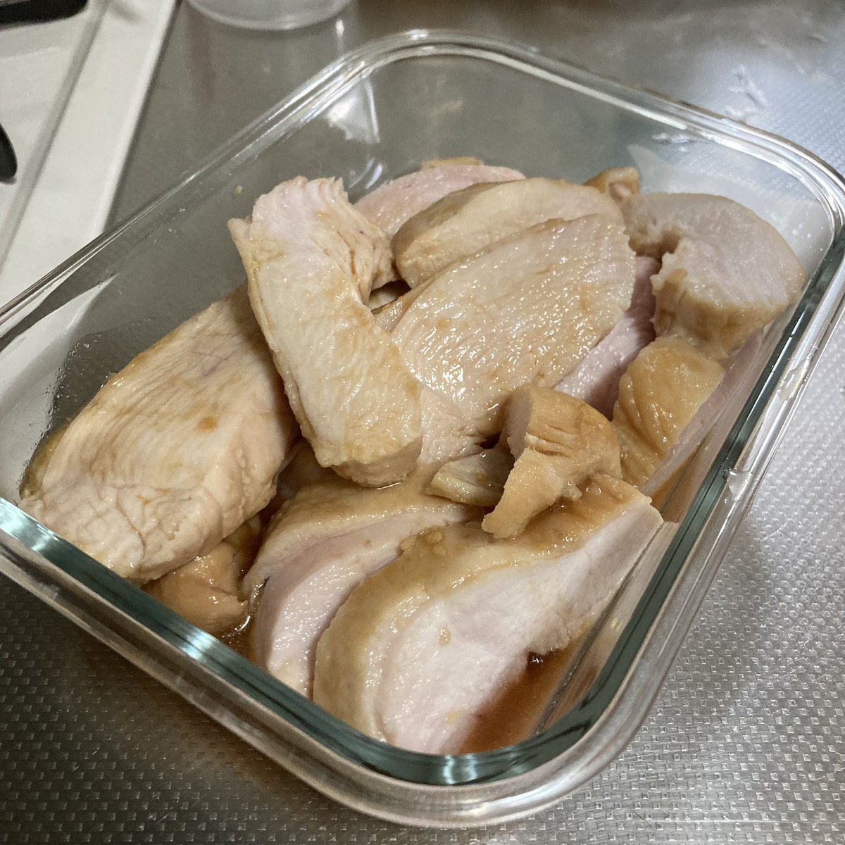 低温調理で作った鶏胸肉チャーシューが最強に美味い…
#低温調理