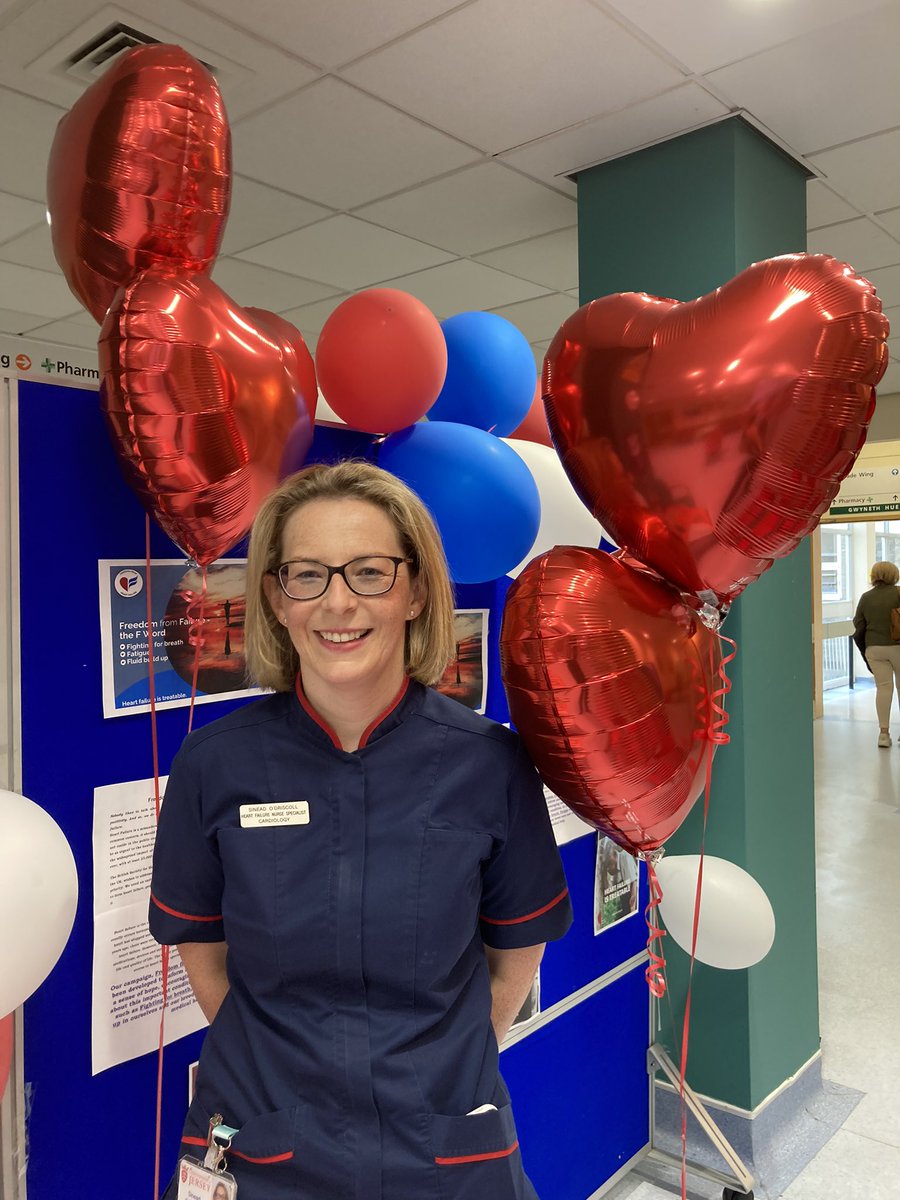 It’s #HeartFailureAwarenessWeek #HFAW22 @BSHeartFailure 
Sinead is the other half of our community based, Heart failure nurse service🇯🇪 
Sinead’s experience in heart failure and palliative care enable her to ensure those living with Heart failure live well 🫀
