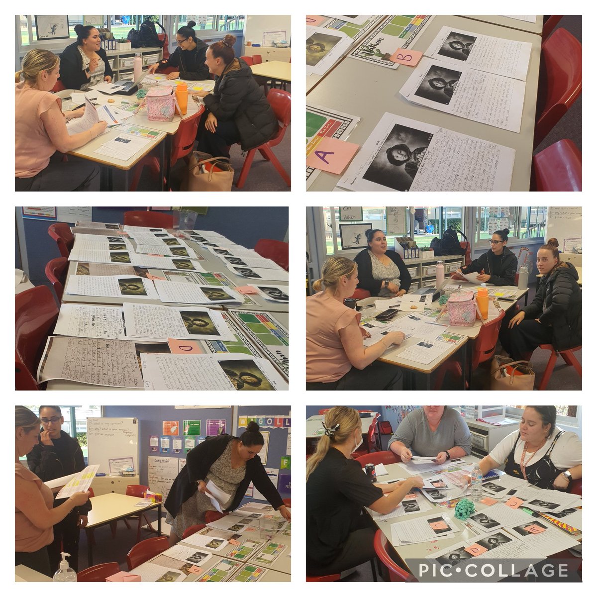 BelYates82's tweet photo. A really productive CTJ session discussing our narrative writing worksamples. Deconstructing examples alongside Stage/Grade syllabus expectations and discussing 'where to next' for our students. @KellyRidge4639 @ReneeRoss80 @RhondaGosman1 https://t.co/Vru54QGJdt