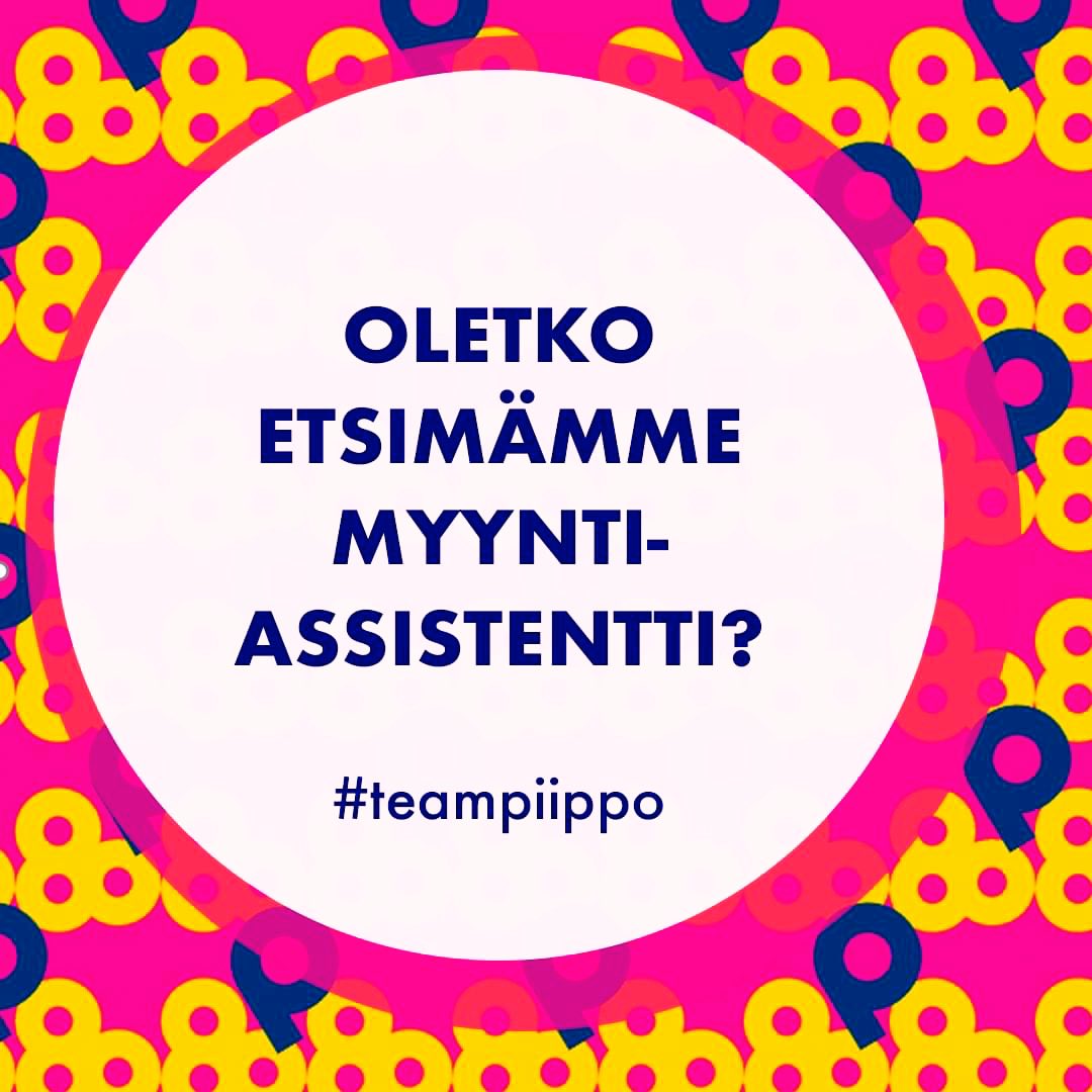 Tuu meille töihin! 😃 Tai vinkkaa eteenpäin kaverille👍 Etsimme myyntiassistenttia vakinaiseen työsuhteeseen. Myyntiassistentti palvelee kotimaisia ja ulkomaisia asiakkaita yhdessä myyntitiimin kanssa. #teampiippo #focusonfeed #piippo #töitä #workworkwork