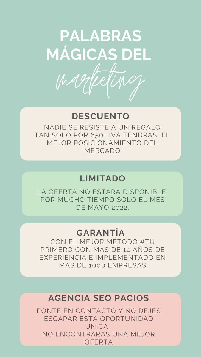 La oportunidad que tu negocio se merece.
agenciaseopacio.com
WhatsApp: 603045314
Contacta ahora!!😄