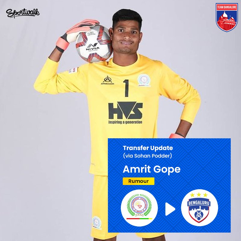 teambangaloreIN's tweet photo. 💥 GET IN! The TRAU goalkeeper Amrit Gope is said to be in talks with BFC. 🔵⚪

👀 Is this the right move for the 22-year-old? Comment below ⬇️.

📸 TRAU • #TRAU #RedPythons  #WeAreBFC #IndianFootball #Sportwalk https://t.co/y13elNoh5A