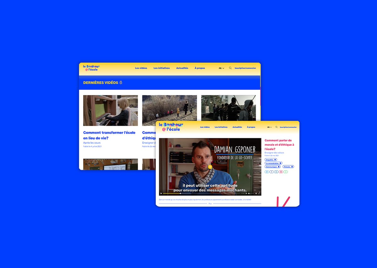 BunkerPalace's tweet photo. L’équipe de Productions Campagne Première piloté par @m_meissonnier nous a missionné : concevoir une plateforme web collaborative pour réenchanter l’école et les écoliers ;

1/8

#identitevisuelle #branding #contentstrategy #webdocumentaire #transmedia #education https://t.co/espKvu0Xx0
