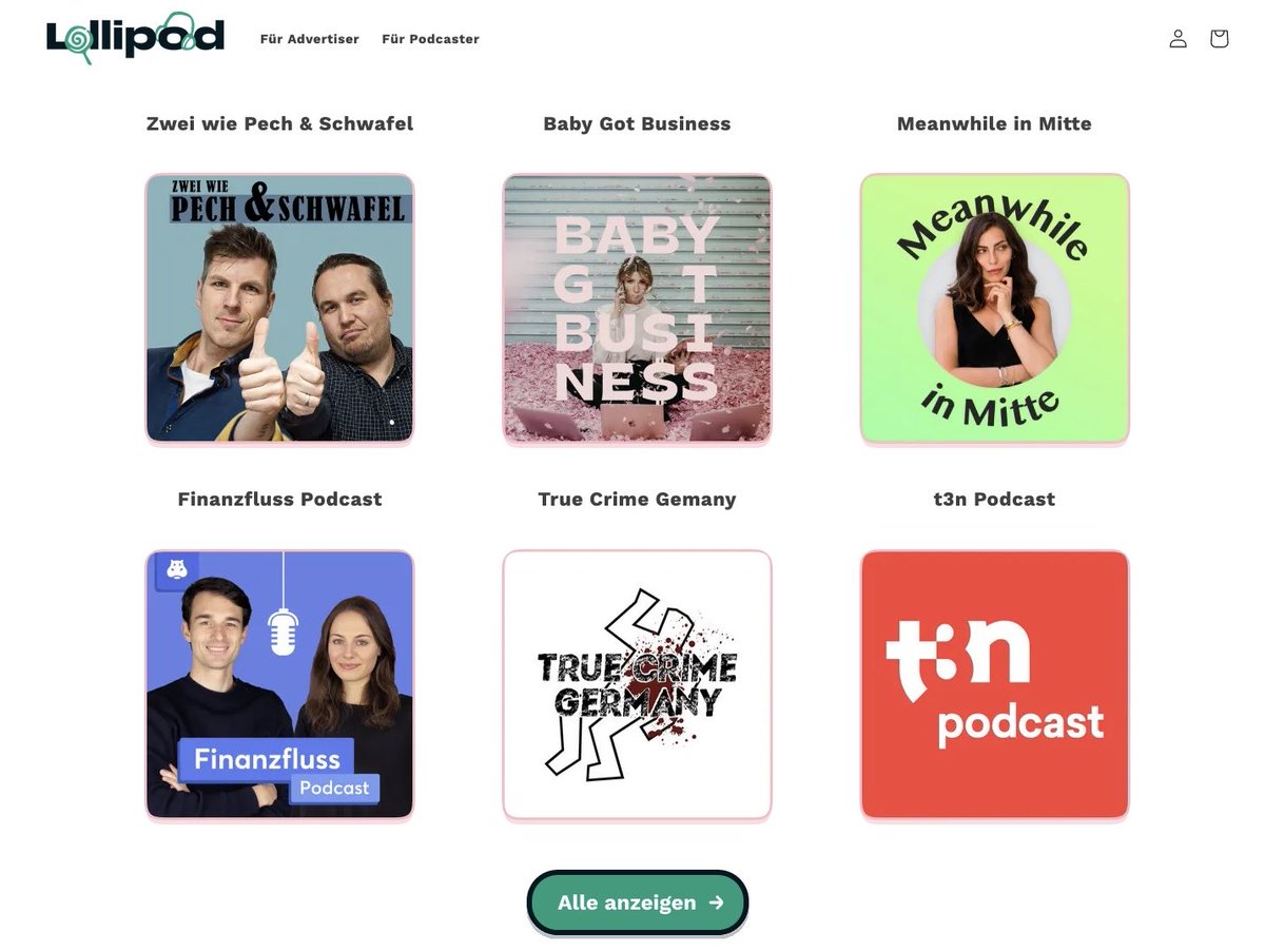 Leider heute nicht auf der #AllEars in Berlin

Dafür haben wir einige neue Podcast Shows im Angebot

Wir sehen uns nächstes Jahr auf dem #SpotifyAllEars #Podcast Summit ✌️