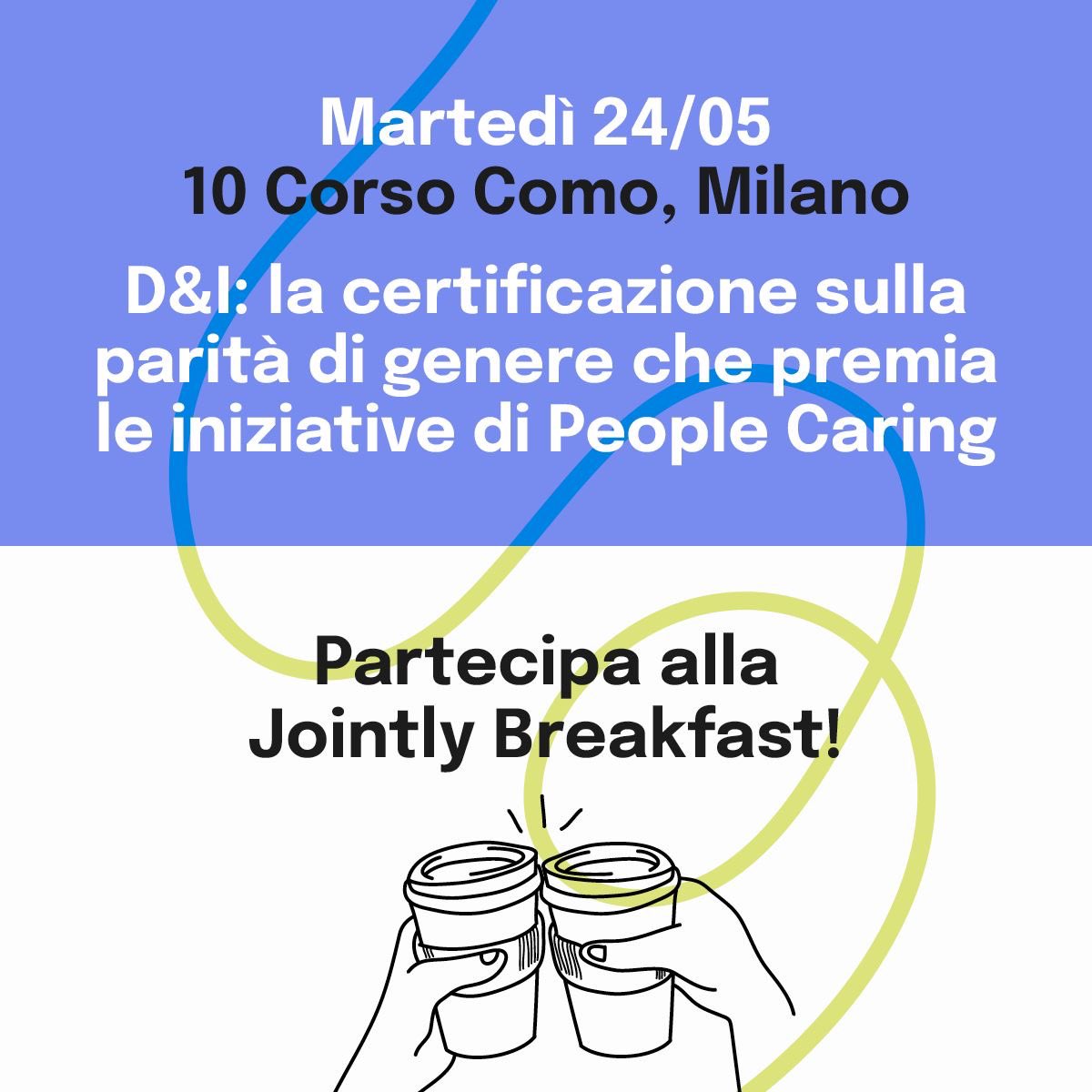 Jointlywelfare's tweet photo. Dalle parole ai fatti: come funziona la #certificazione di #genere ? Quel’e il ruolo del #welfare in questo percorso? Scopritelo 📌24/05 9:15 #JointlyBreakfast ☕️ ⚠️Posti limitati 👉🏼 https://t.co/PNBiUlMayt #DiversityandInclusion #peoplecaring https://t.co/REsTdF1CV0