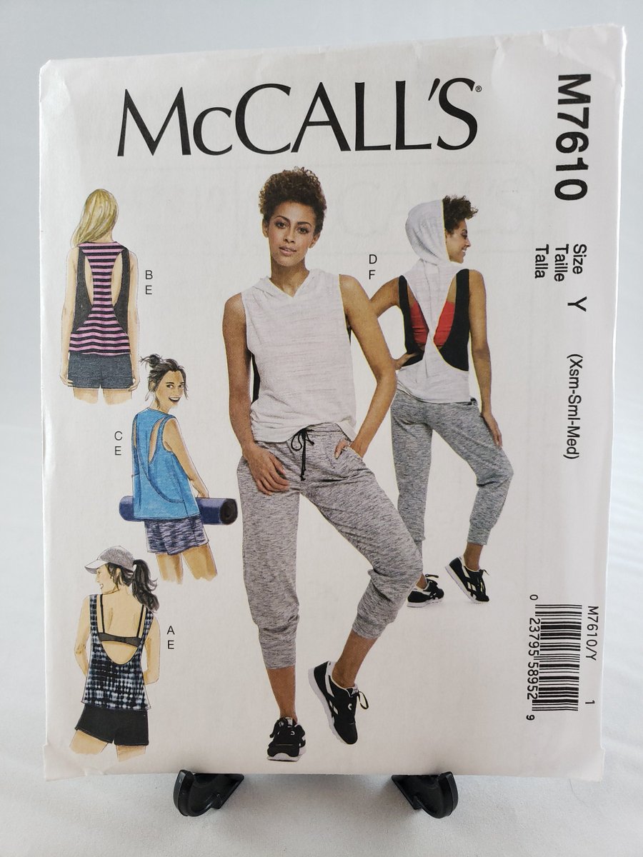 quilts_more's tweet photo. Misses' Top, Shorts, Pants, Active Ware, Workout Clothes Sewing Pattern McCall's M7610, Size Extra Small, Small, Medium https://t.co/wQNFcREsPN #ImagineQuiltsAndMore #Etsy #ActiveWare https://t.co/kOiMCXq6Ky