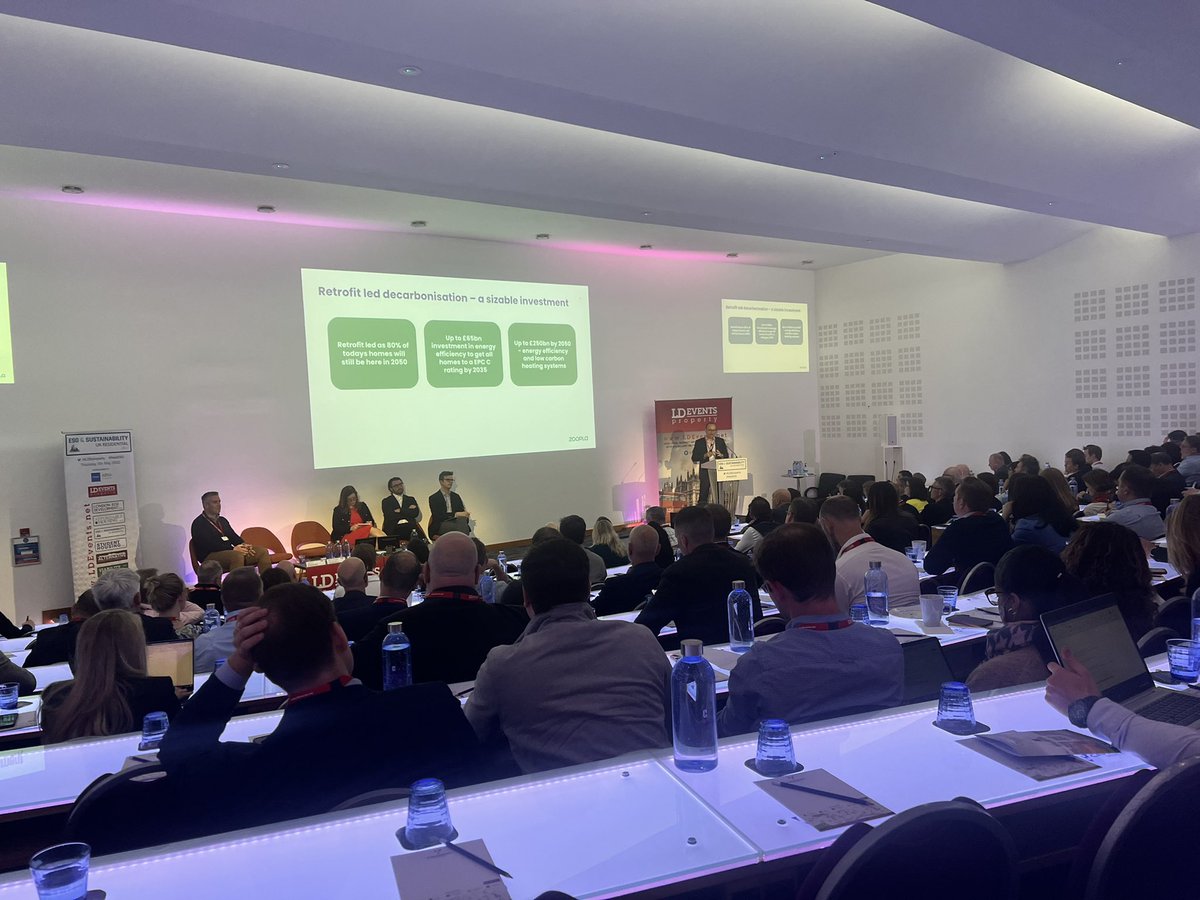 MaxwellFarrell's tweet photo. Excellent morning session @LDEProperty #ResiESG conference hearing from @Adam_Challis @aknotay @jeffendean @richard_donnell on the rise of #ESG in residential property. Good to see @CreativeEstuary @CreativeLandT report on value of cultural colocation rep’d &amp; #netzero tackled https://t.co/mOeJTT3PeE