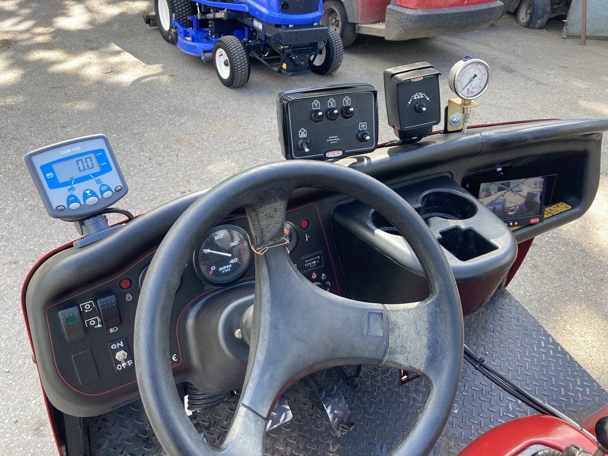 13 year old <a href="/TheToroCompany/">Toro</a> workman being returned to its customer today after a full service with a few little modifications and a new team sprayer
