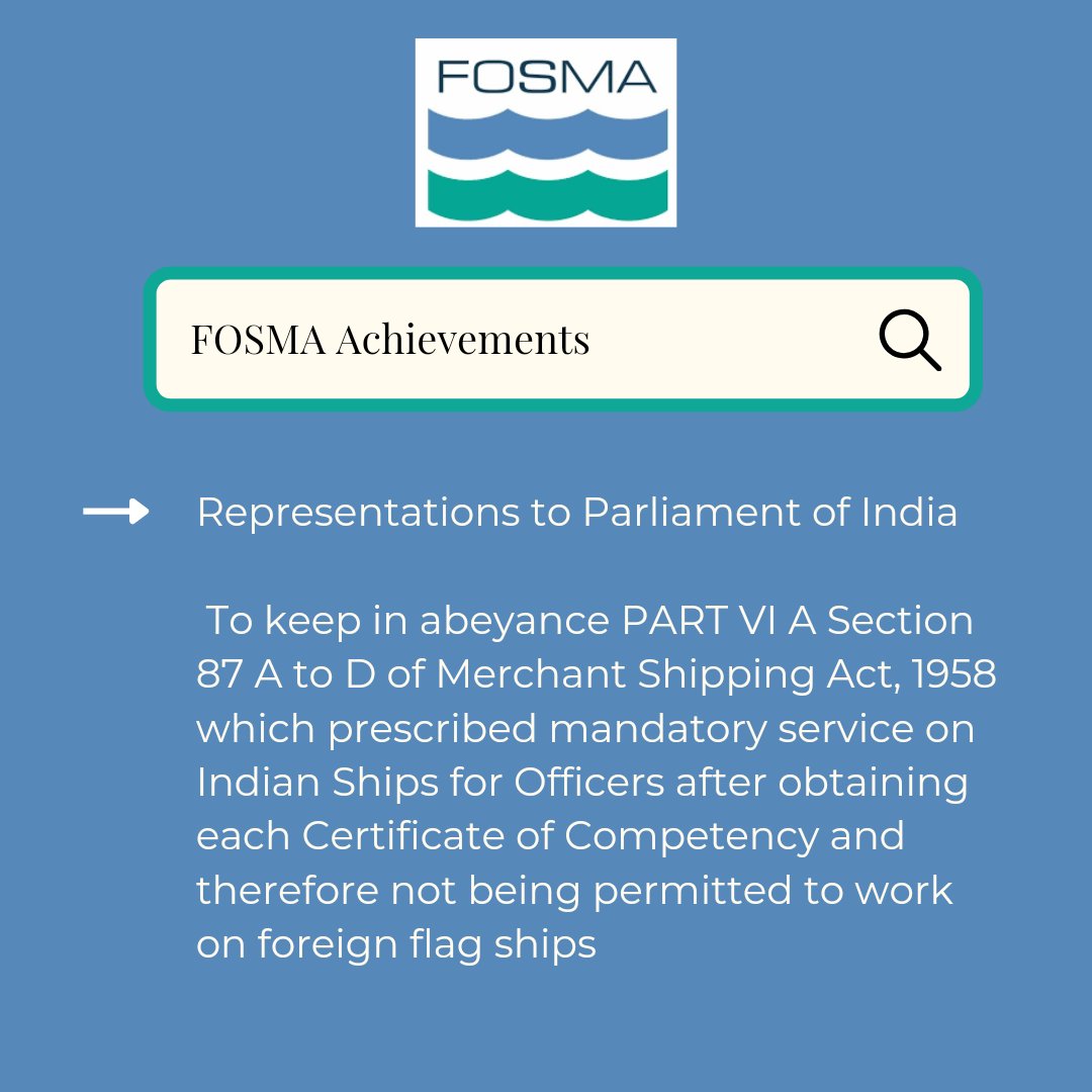 Fosma5's tweet photo. FOSMA Achievements
.
.
.
.
#achievement #fosma #achieve #goals #shipmanagers #maritime #representation https://t.co/pQD7y71HO6