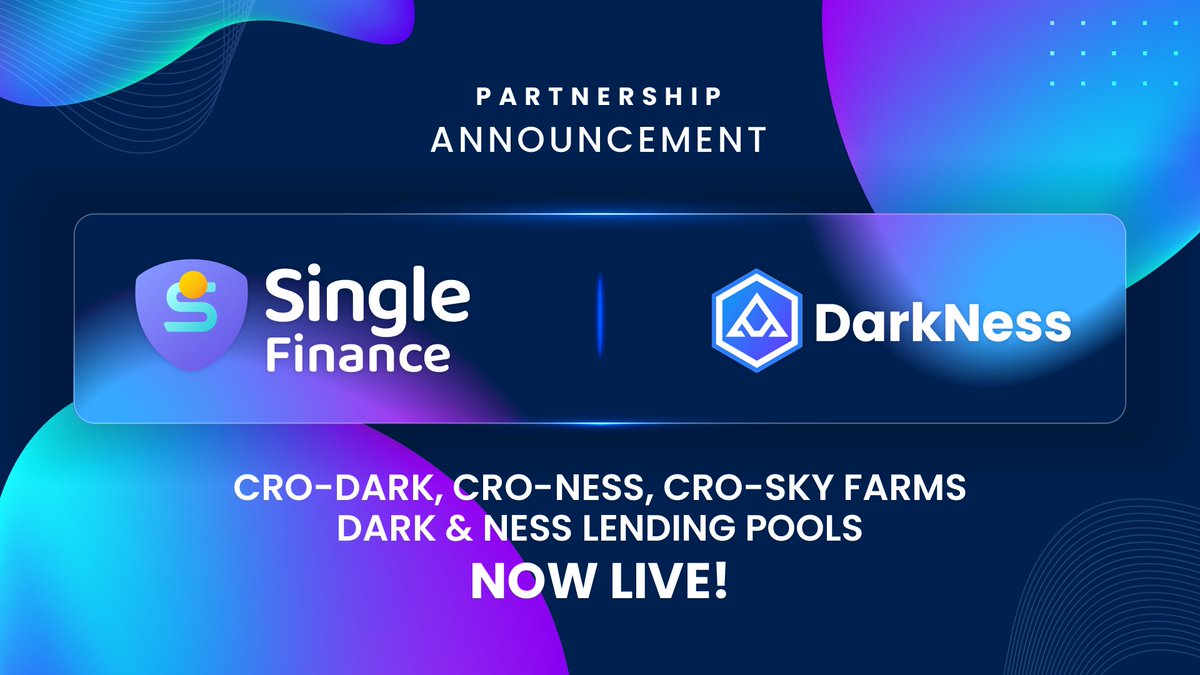 single_finance's tweet photo. $SINGLE and scared ๐จ of the dark and unforeseeable future of #DeFi? ๐
Thankfully, we've partnered ๐ with @DarkCryptoFi to embark โจ on the #DeFi journey together ๐ค
To the #SINGLEverse and beyond! ๐ https://t.co/cs1GxDnL9Y