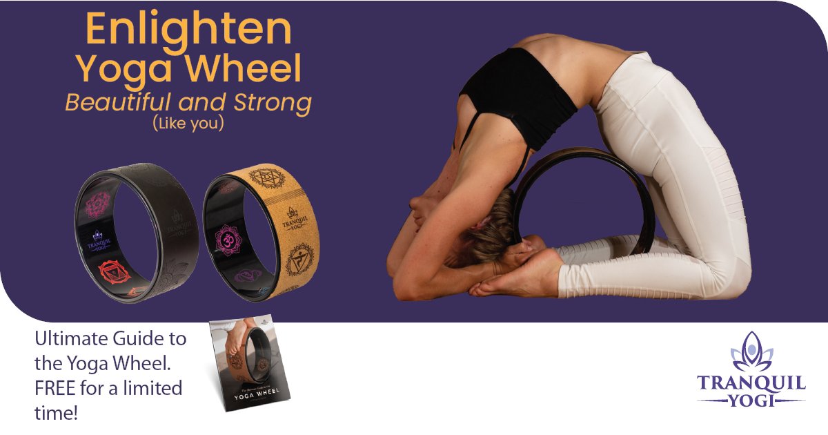tranquil_yogi's tweet photo. Meet the Enlighten Yoga Wheel. Use the wheel for deep back, shoulder, chest and hip stretches. 

Enjoy products that meet you where you are. All of our products are designed to be ethical, eco-friendly, high quality, upcylable, sustainable and vegan. 

#yoga #yogawheel https://t.co/yAGzkUSXF1