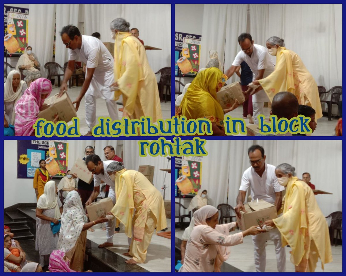 SMGHaryana's tweet photo. कुछ देने के लिए दिल और सोच बड़ी होनी चाहिए...
#FoodBank में जमा किया गया अनाज जोकि सप्ताह में एक दिन का उपवास रखकर बचाया जाता है उसे जरूरतमंद परिवारों को वितरित करते हुए #रोहतक से Dera Sacha Sauda के अनुयाई और इस नेक कार्य के एकमात्र प्रेरणा स्त्रोत #SaintDrMSG
#OneMonthRation https://t.co/6VfB8VM0DN