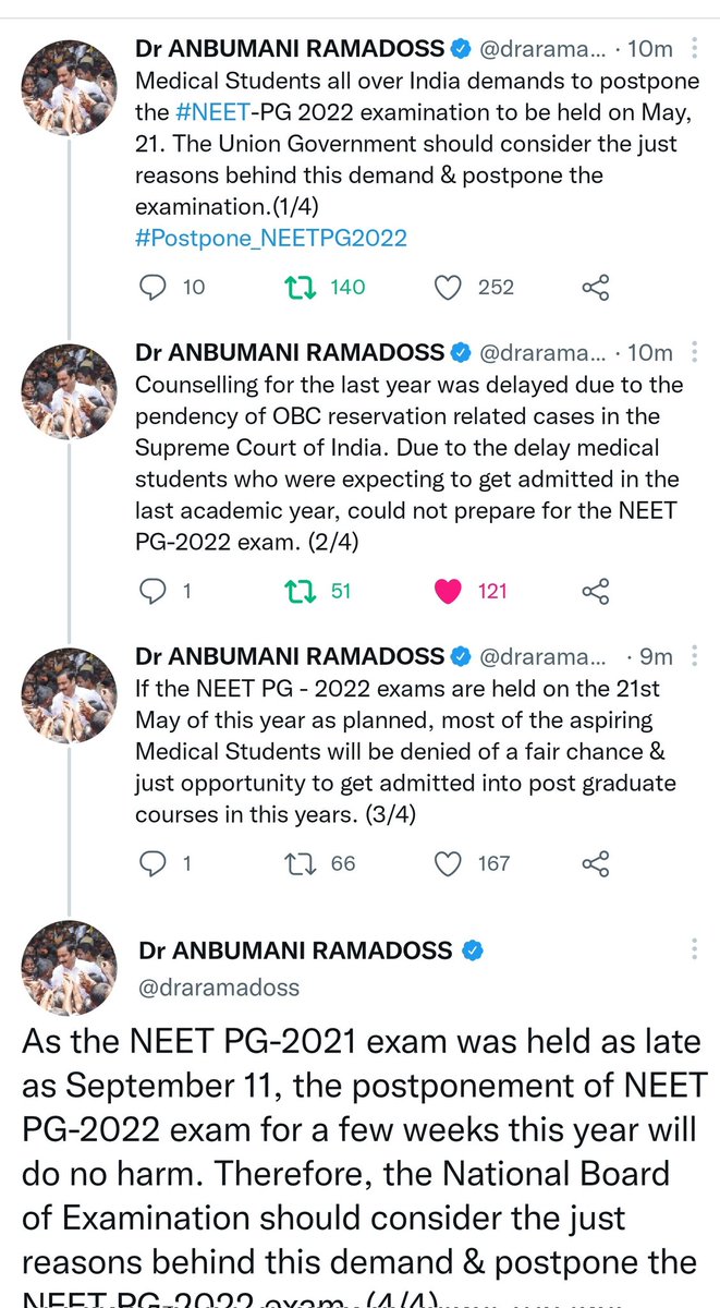 Strugglingdoct3's tweet photo. @draramadoss thank you sir ! Please have a word with @mansukhmandviya sir regarding
#NEETPG2022postpone https://t.co/8e8wt2p0Or