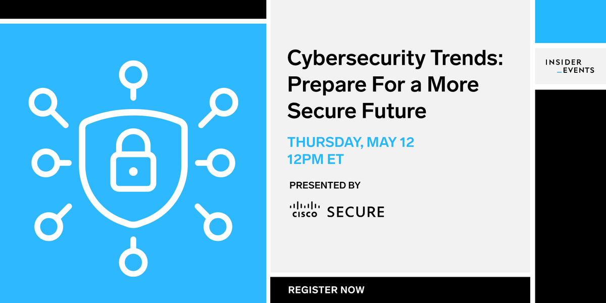 cloudera's tweet photo. The #CyberSecurity landscape is shifting as companies move to work-from-anywhere models. 

Learn how to tackle these new challenges with our Field CTO and Cyber Security lead, @CarolynDuby, at @BusinessInsider's virtual editorial conference!

https://t.co/foV8Ps5pHW https://t.co/dyFuQ0MFbE