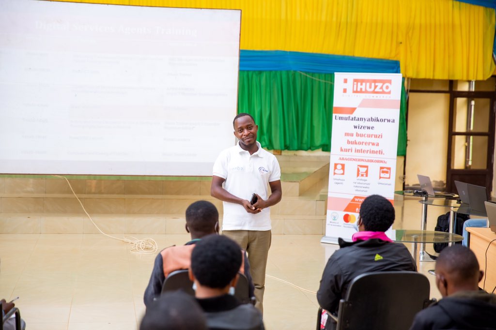 iHuzoRwanda's tweet photo. #JustIn:
This Thursday, #iHuzo has started a two day training for digital services agents in @RusiziDistrict. After this training, #iHuzo in partnership with @RusiziDistrict will launch the first #DigitalServiceCenter in the district.
@RCRUSIZI
@AFRwanda @rwictchamber https://t.co/uuuzHNvFUi