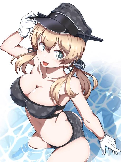 過去絵の再掲でプリンツさんと伊勢さんを描いた気になっておきましょう..._(:3 」∠)_ 