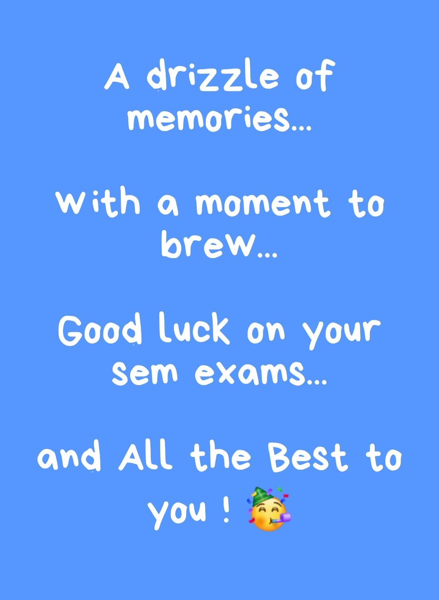 MedicosUnite's tweet photo. To all having their exams today
Here's something for you 😃 !
#Exam #AllTheBest #EngineersOnTwitter #IIT #IIEST #MBBS #NIT #BDS #BestOfLuck #MedTwitter https://t.co/3z70bKdGqq