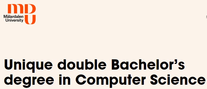tudublincompsci's tweet photo. We've been collaborating with @malardalen_uni to offer a double bachelor's degree in Computer Science. Read more and learn how to apply 👉 https://t.co/lSfbgk6VUh

#opportunity #studyabroad https://t.co/8fyVNwXE0B