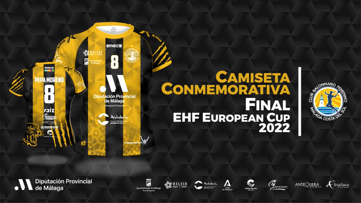 ⭐ ¡TENEMOS NUEVA CAMISETA! ⭐

¡Una final de la #EHFEuropeanCup🏆 merece una nueva piel! 

💥⚡ Ya está a la venta, ¡unidades limitadas en nuestra tienda!

📲 bmmalagacostadelsol.com/tienda 

⚫⚪ #SomosPanteras