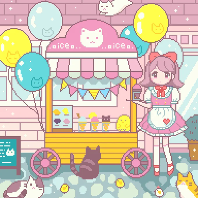 #ゴールデンウィークSNS展覧会2022#pixelart 