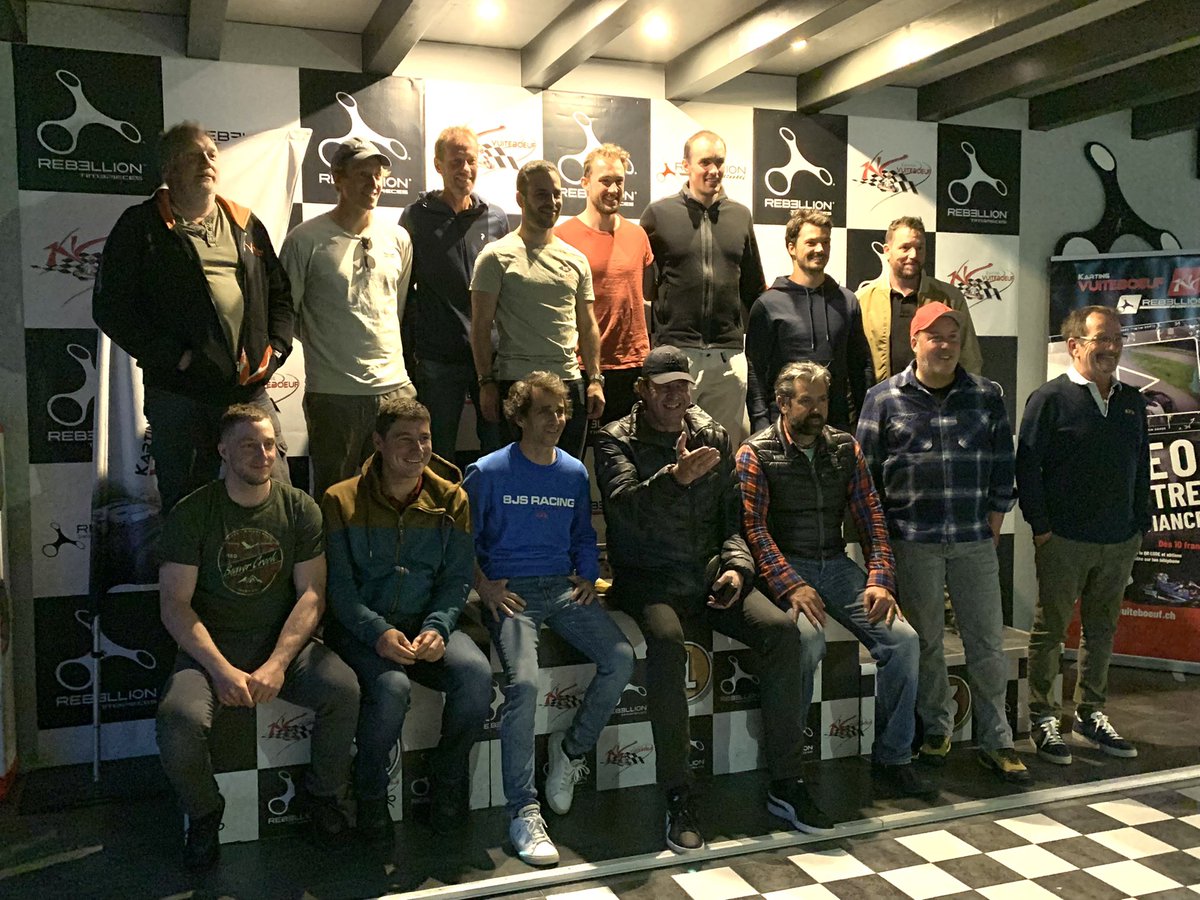 JatonFabrice's tweet photo. Belle soirée au karting 🏁🏁🏁

Merci @nico_prost @YannZimmer @CoppensMike @loicmeillard #JustinMurisier #DanielYule #LucaAerni #TanguyNef #PatriceMorisod #MatteoJoris #KartingVuiteboeuf https://t.co/6MDWfVJOiI