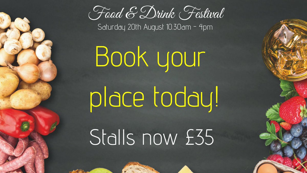 📣 PRICE DROP 📣

With prices on the rise for businesses we have lowered the price of a stall at our Food &amp; Drink Festival!  🍷🍽️🥃

Stalls are now £35 (were £50)

You can easily book your place online at this link- forms.gle/KutwdjAQfpHP11…