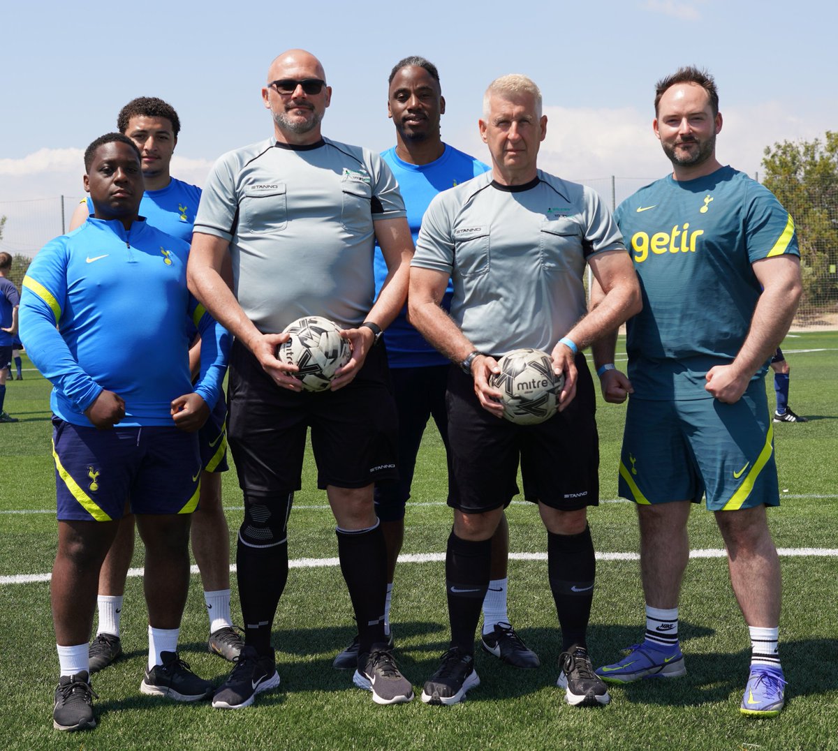 Andy Kowalski (@daddytheref) on Twitter photo Walking Football Espania 2022 Spanish Masters
The amazing team from <a href="/SpursFoundation/">Tottenham Hotspur Foundation</a> with this year's WGMOL referees <a href="/MicktheRub/">Mick Quinn</a> <a href="/thewfauk/">The WFA</a> <a href="/CatalanaFutbol/">Associacio Catalana WABOL caminant</a> <a href="/WalkingFutbolPL/">Walking Futbol Polska</a> <a href="/SpursWomen/">Tottenham Hotspur Women</a> @ Walking Football Espania 2022 Spanish Masters
The amazing team from <a href="/SpursFoundation/">Tottenham Hotspur Foundation</a> with this year's WGMOL referees <a href="/MicktheRub/">Mick Quinn</a> <a href="/thewfauk/">The WFA</a> <a href="/CatalanaFutbol/">Associacio Catalana WABOL caminant</a> <a href="/WalkingFutbolPL/">Walking Futbol Polska</a> <a href="/SpursWomen/">Tottenham Hotspur Women</a> @