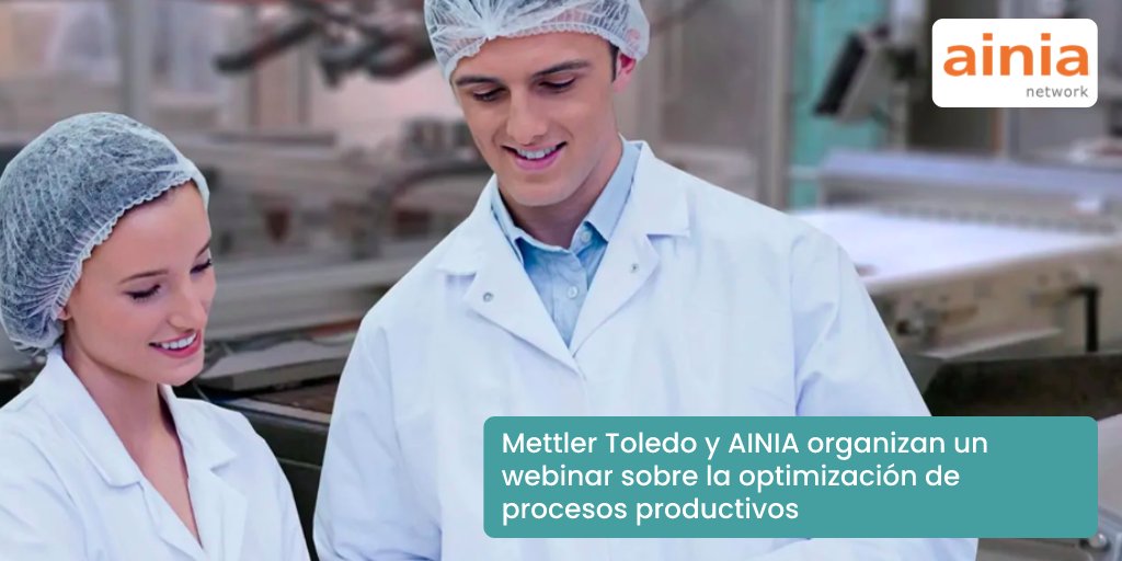 ainiatecnologia's tweet photo. Junto a @mettlertoledo hemos organizado el webinar "Optimización de procesos productivos", sobre el control de procesos productivos según las normativas más demandadas en el sector: BRCGS, FSSC 22000 e IFS.para el próximo 19 de mayo
➡️ https://t.co/TXT6Ak7ZTC
#AINIALearning https://t.co/SZ2gkAp9x5