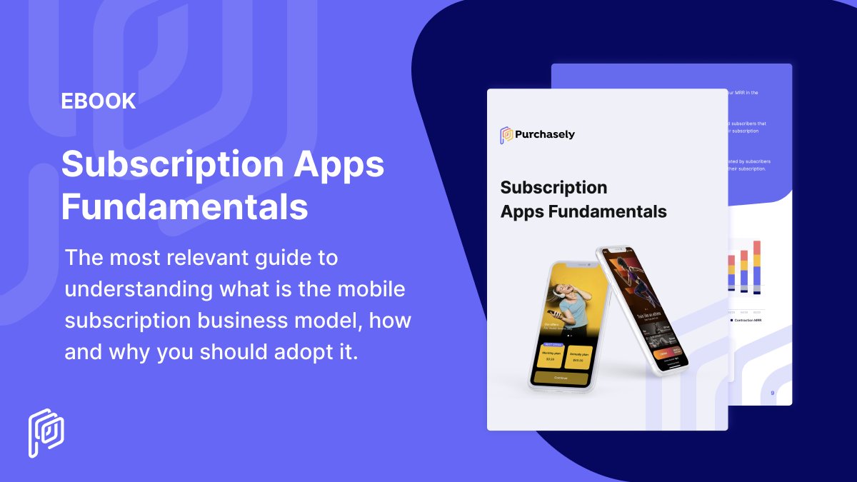 PurchaselyCom's tweet photo. [Ebook - Subscription Apps Fundamentals]
The most relevant guide to understanding what is the #MobileSubscription business model, how and why you should adopt it. ➡️ https://t.co/W68PxXbrHK

#SubscriptionApp #retention #conversion https://t.co/l39UDVUuDk
