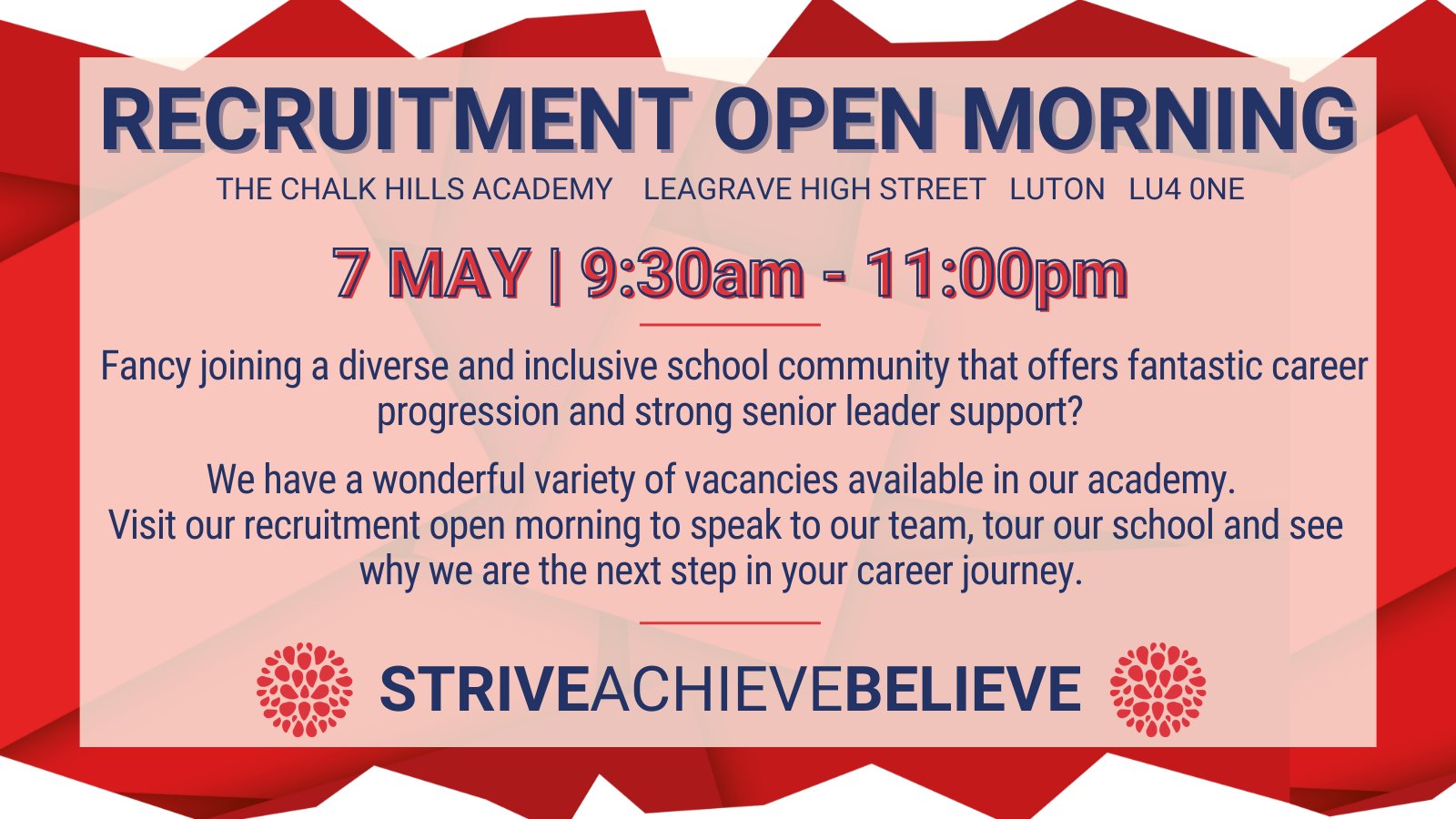 The Chalk Hills Academy on Twitter "We're excited to be hosting a