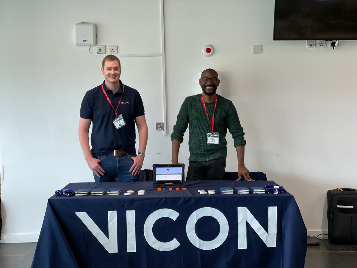 Vicon's tweet photo. We are at @CMAS2022 in person. Come by our stand and meet @Lil_Kim263 Dami and Jack to find out what is new at #Vicon and to try out our #captureu app. #Edinburgh https://t.co/wmoqVbLgku