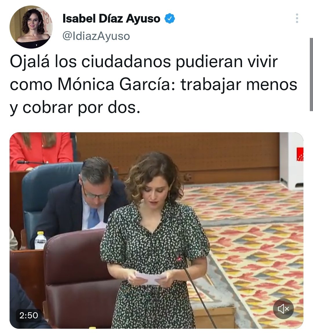 Mónica García on X: "Trabajo en el Hospital 12 de Octubre y en la Asamblea de Madrid, con orgullo y vocación de servicio público en ambas. Quien se dedica a regalar contratos