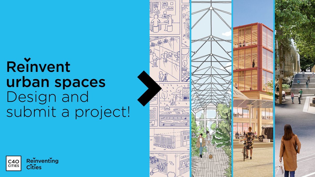 C40's global urban design competition #ReinventingCities is back!

12 world-leading cities are accepting project proposals to transform underutilised sites into low carbon, equitable &amp; resilient developments of the future. Find out more: c40.org/news/reinventi…